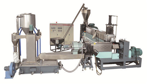 HDPE PP Flake Single Screw Extruder Exhausting Plastic Crusher Машина для измельчения пластмассы